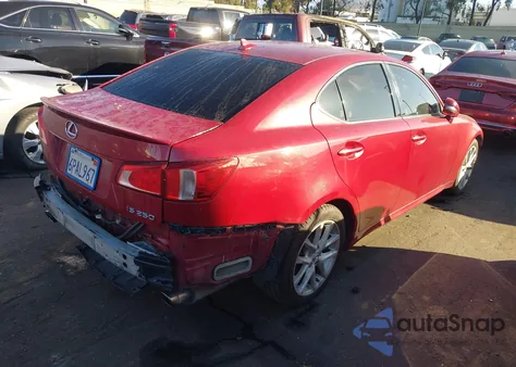 2011 Lexus Is 250 from USA, damaged, VIN JTHBF5C23B5135902